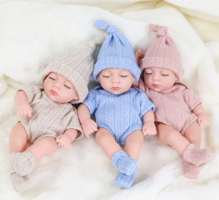 Édes Mini Vízálló Szilikon Reborn Baba