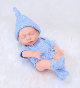 Édes Mini Vízálló Szilikon Reborn Baba