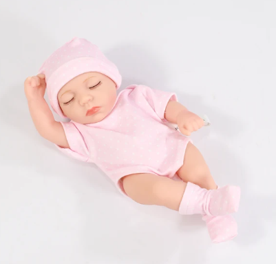 Édes Mini Vízálló Szilikon Reborn Baba