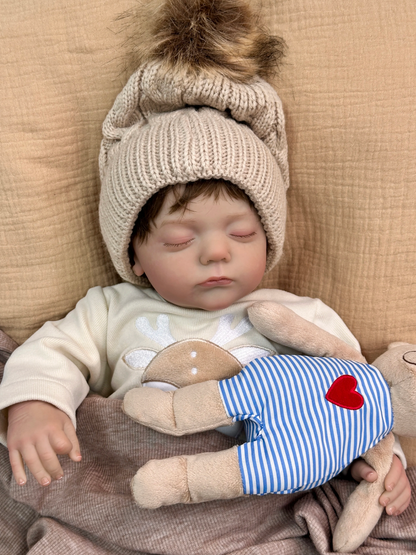 Avery – 50 cm-es alvó újjászületett babababa