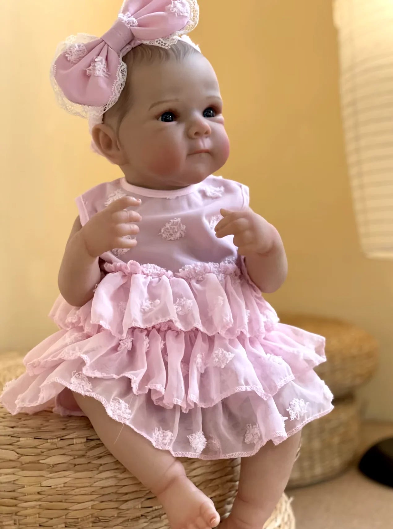 Bettie – 45 cm-es élethű újjászületett kislánybaba