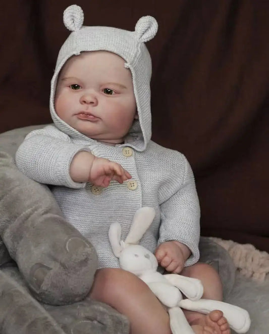Miló – 60 cm-es aranyos újjászületett kisfiúbaba