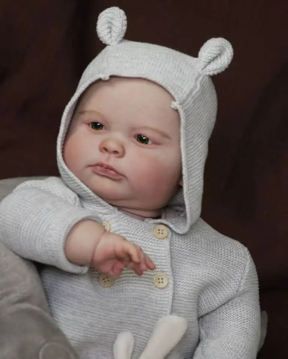 Miló – 60 cm-es aranyos újjászületett kisfiúbaba