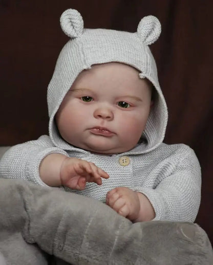 Miló – 60 cm-es aranyos újjászületett kisfiúbaba